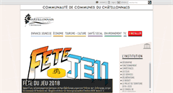 Desktop Screenshot of chatillonnais.fr
